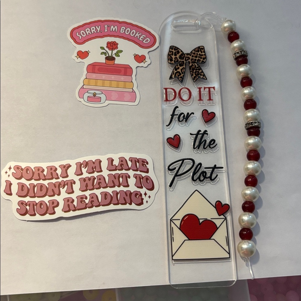 Do it for the plot handcrafted bookmark by me